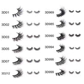 50 pairs faux mink lashes, 5 styles